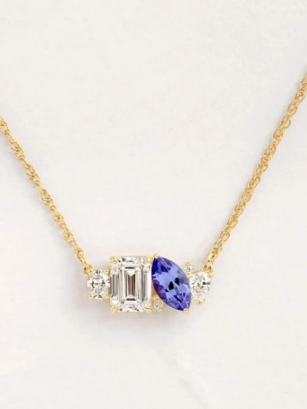 Birthstone pendant necklace